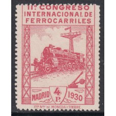 España Sueltos 1930 Edifil 480 * Mh Ferrocarriles