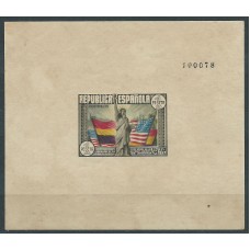 España II República 1938 Edifil 764s ** Mnh Ligeras Manchas del Tiempo