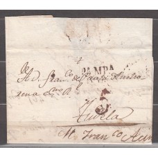 Carta DP.6 - Pamplona (8-febrero-1833) PE.32 en negro
