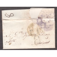 Carta DP.17 - Gijón a Madrid 1845 y PE.4