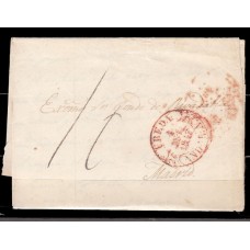 Carta DP.24 - Ubeda a Madrid 1848 PE.4 y porteo 10