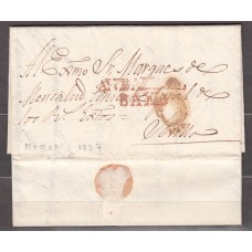 Carta DP.25 - Morón a Sevilla 1827