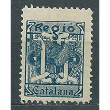 Viñetas - Regio Catalana de 1900 en color azul