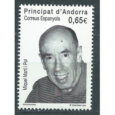 Andorra Española Correo 2011 Edifil 382 ** Mnh