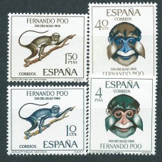 Fernando Poo Correo 1966 Edifil 251/54 Usado