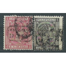 Filipinas Correo 1878 Edifil 51/52 usado