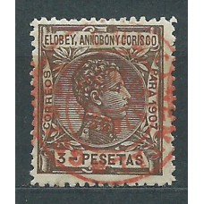 Guinea Variedades 1909 Edifil 58Nb * Mh  Sobrecarga carmín