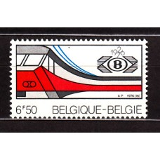 Belgica - Correo 1976 Yvert 1819 ** Mnh Trenes
