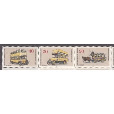Alemania Berlin Correo 1973 Yvert 411/3 ** Automóviles