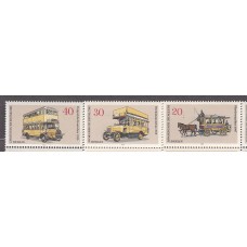 Alemania Berlin Correo 1973 Yvert 411/3 ** Automóviles