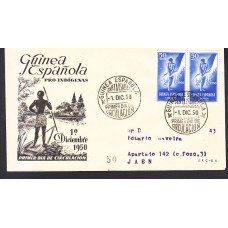 Guinea Sobres 1º Día 1950 Edifil 295