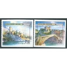 Tema Europa 2017 Italia Yvert 3739/40 ** Mnh Castillos