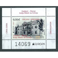 Tema Europa 2017 Montenegro Yvert Hoja 19 ** Mnh