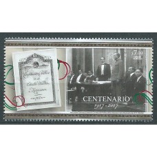 Mexico Correo 2017 Yvert 3030 ** Mnh Centenario