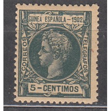 Guinea Sueltos 1902 Edifil 1 * Mh