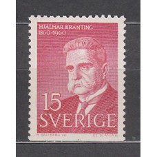 Suecia - Correo 1960 Yvert 456a ** Mnh Premio Nobel