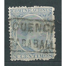España Sueltos 1889 Edifil 215 usado Matasello  Carteria Garaballa