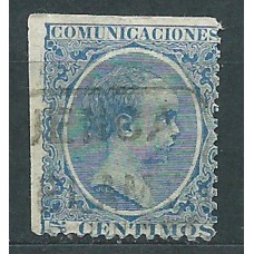 España Sueltos 1889 Edifil 215 usado Matasello Carteria Hueland