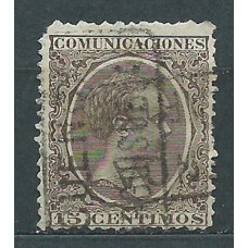 España Sueltos 1889 Edifil 219 usado Matasello Carteria Arguisuelas