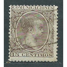 España Sueltos 1889 Edifil 219 usado Matasello Carteria Beteta