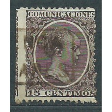 España Sueltos 1889 Edifil 219 usado Matasello Carteria Cañizares