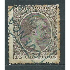 España Sueltos 1889 Edifil 219 usado Matasello Carteria Caracenilla