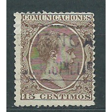España Sueltos 1889 Edifil 219 usado Matasello Carteria Garcimolina