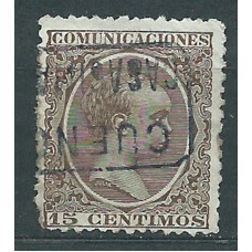 España Sueltos 1889 Edifil 219 usado Matasello Carteria Casasimarro Punto Roma