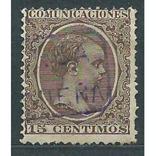 España Sueltos 1889 Edifil 219 usado Matasello Carteria Gascueña