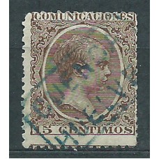 España Sueltos 1889 Edifil 219 usado Matasello Carteria Huelves