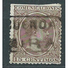 España Sueltos 1889 Edifil 219 usado Matasello Carteria Mira