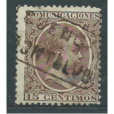 España Sueltos 1889 Edifil 219 usado Matasello Carteria Montalvo