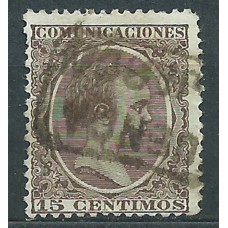 España Sueltos 1889 Edifil 219 usado Matasello Carteria Pajaron