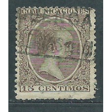 España Sueltos 1889 Edifil 219 usado Matasello Carteria Salinas del M.