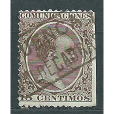 España Sueltos 1889 Edifil 219 usado Matasello Carteria Valdecabras