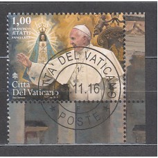 Vaticano - Correo 2016 Yvert 1738/39 usado  Navidad