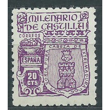 España Variedades 1944 Edifil 974ic ** Mnh