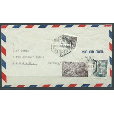 Historia Postal España 1937 Edifil 816B-883-930 Carta de Tanger dirigida a Geneve con sellos de España