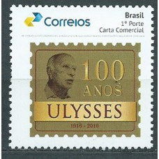 Brasil Correo 2016 Yvert 3614 ** Mnh Centenario Nacimiento Ulysses