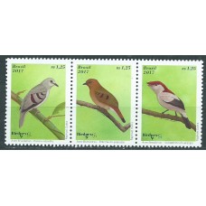 Brasil Correo 2017 Yvert 3627/29 ** Mnh Aves