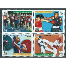 Dominicana Upaep 2016 Yvert 1920/23 ** Mnh Rio 2016 Deportes