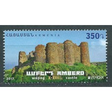 Tema Europa 2017 Armenia Yvert 877 ** Mnh Castillos