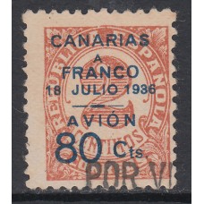 Canarias Correo 1937 Edifil 12 Usado