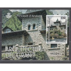 Andorra Española Correo 2017 Edifil 461 ** Mnh Hoja Arquitectura
