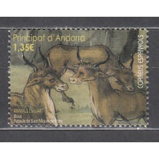 Andorra Española Correo 2017 Edifil 462 ** Mnh  Animales en el arte