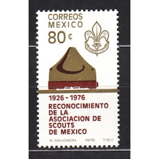 Mexico - Correo 1976 Yvert 829 ** Mnh  Scoutismo