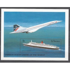 San Vicente - Hojas Yvert 59 ** Mnh  Barcos
