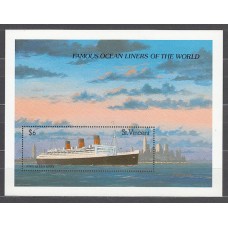 San Vicente - Hojas Yvert 51 ** Mnh  Barcos