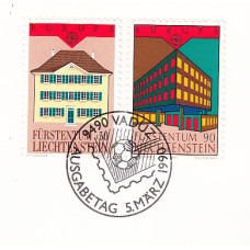 Liechtenstein - Correo 1990 Yvert 925/6 o Europa