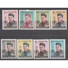 Afganistan Correo Yvert 684/7 + A 32/5 * Mh  Scoutismo